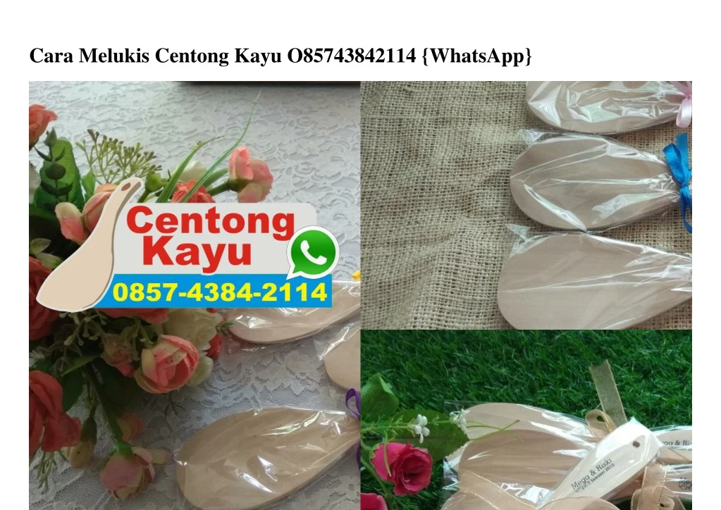 cara melukis centong kayu o85743842114 whatsapp