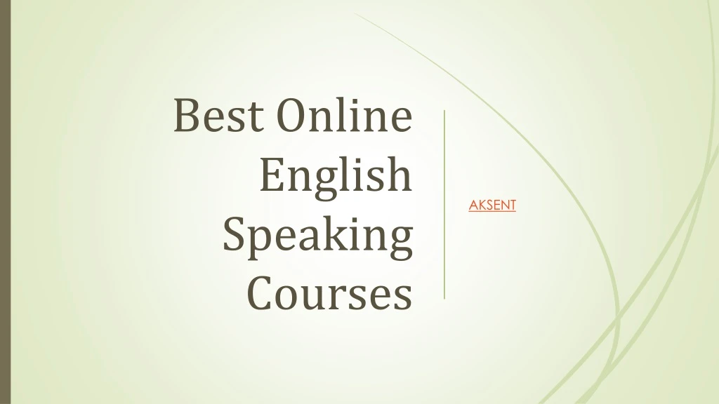best online english speaking courses