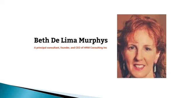 Beth De Lima - An Expert in Vocational Rehabilitation and HR Management