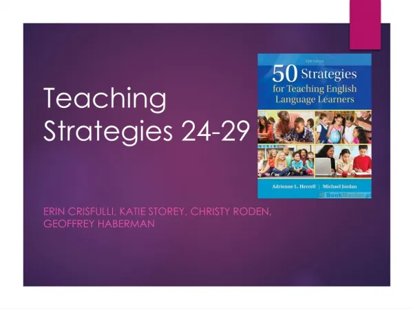Teaching Strategies 24-29