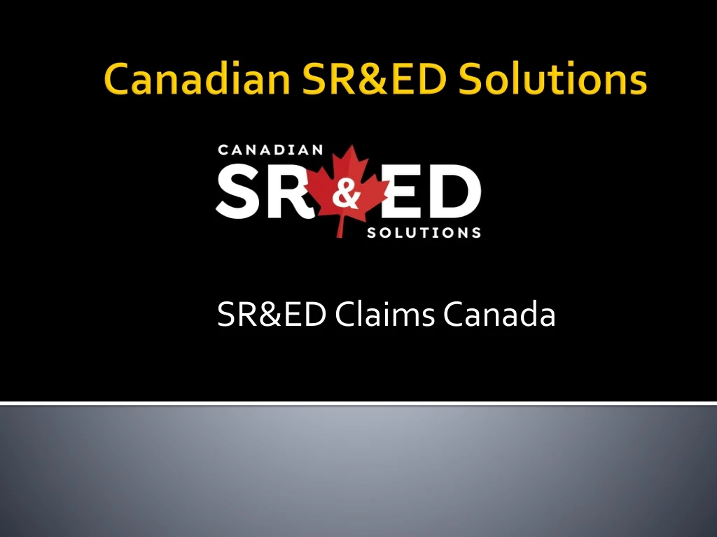sr ed claims canada