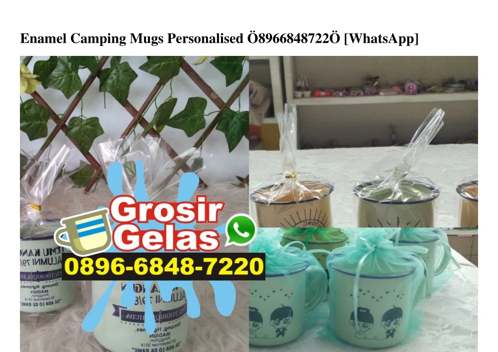 enamel camping mugs personalised 8966848722