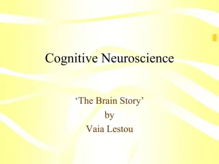 Cognitive Neuroscience - slide 1