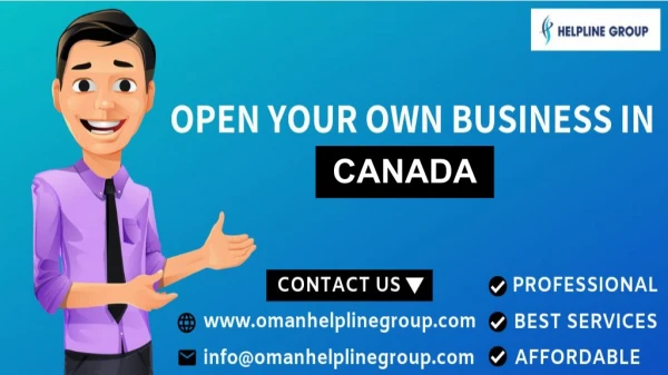 Assistance for Company Formation in Canada