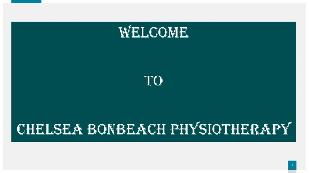 welcome to chelsea bonbeach physiotherapy