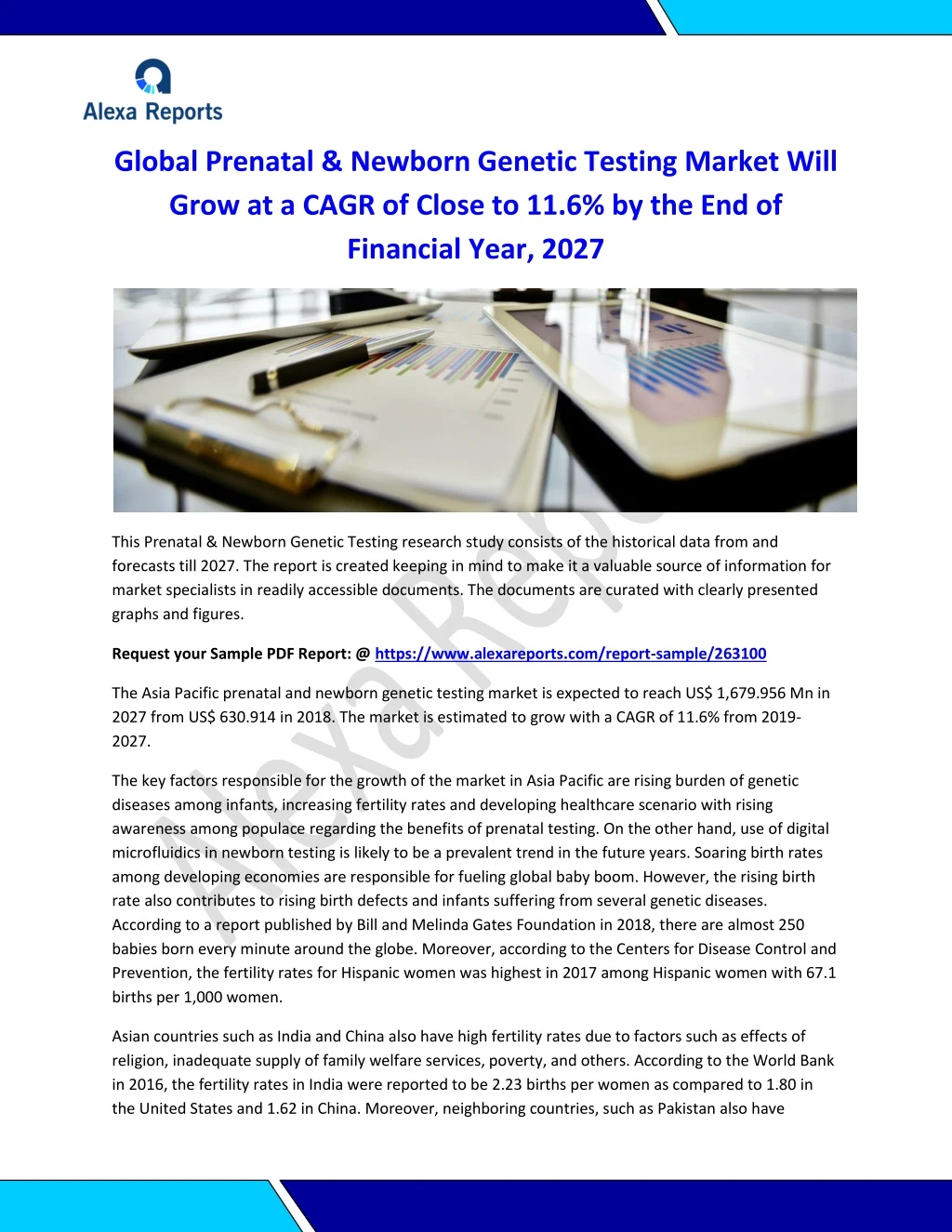 global prenatal newborn genetic testing market