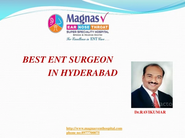 Best ENT Surgeon in Hyderabad | ENT Hospital