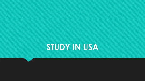 study in usa