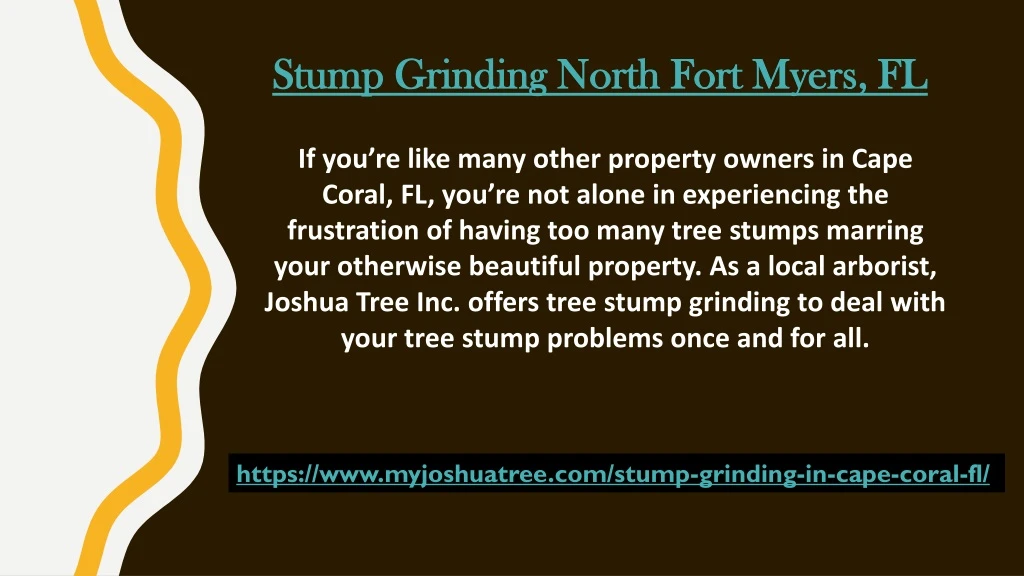 stump grinding north fort myers fl stump grinding