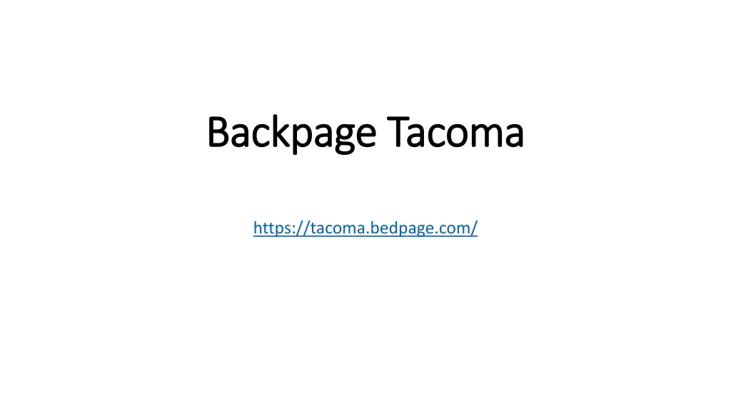 backpage tacoma