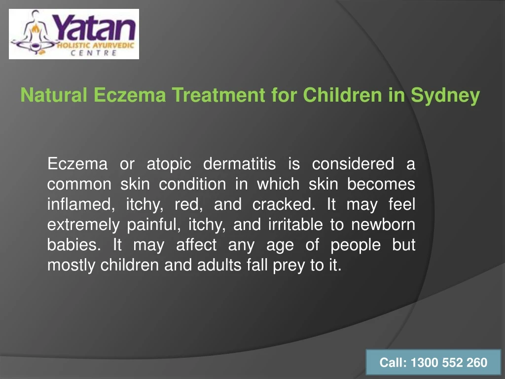 natural eczema treatment for children in sydney