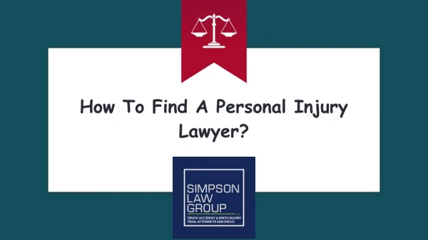 How To Find A Personal Injury Lawyer?