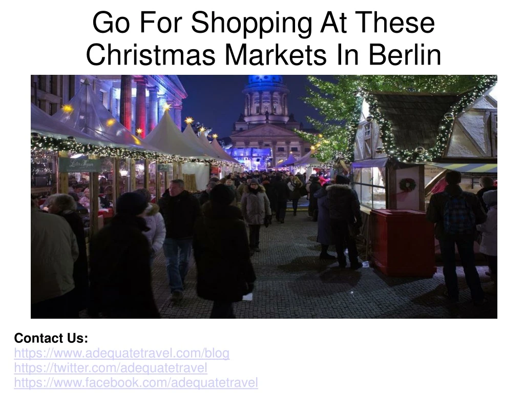 go for shopping at these christmas markets in berlin