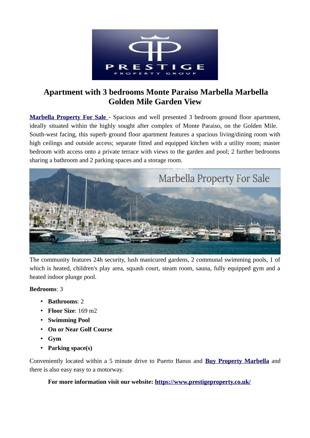 apartment with 3 bedrooms monte paraiso marbella