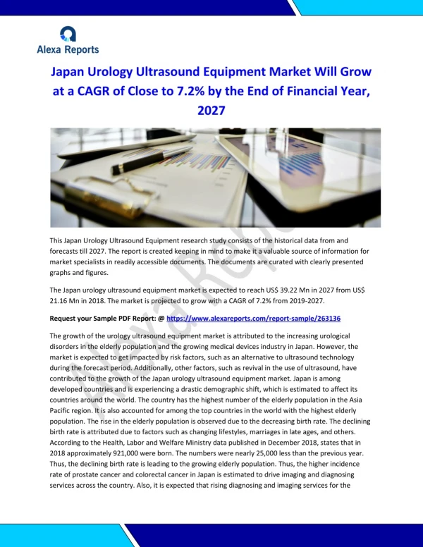Japan Urology Ultrasound Equipment Market to 2027