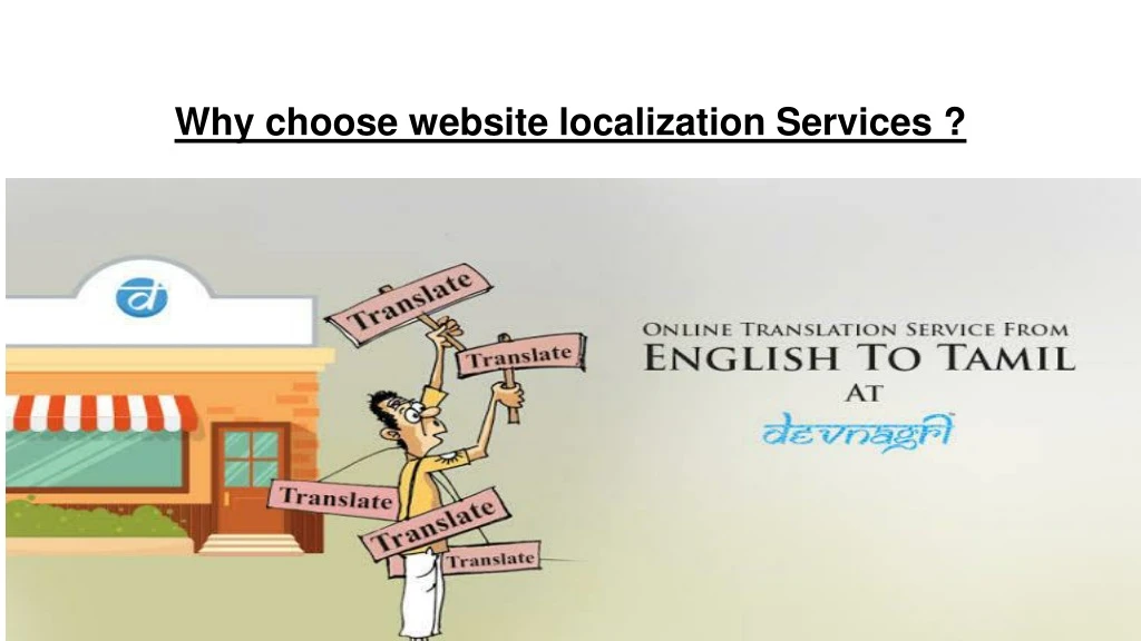 why choose website localization services
