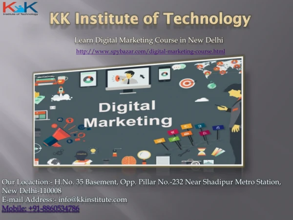 Advanced Digital Marketing Course in Delhi - SEO, Social Media Training Fees
