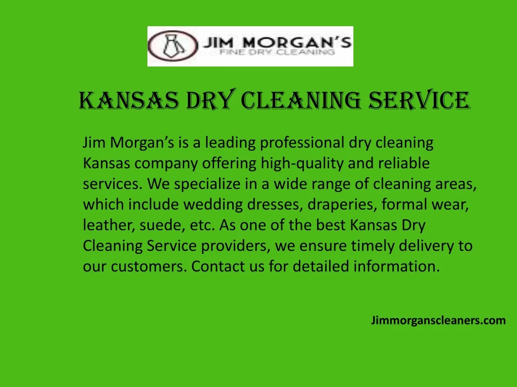 kansas dry cleaning service