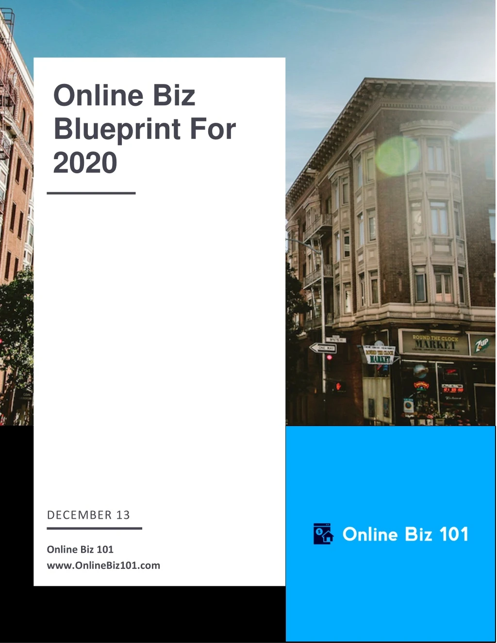 online biz blueprint for 2020
