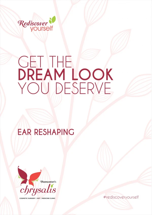 Ear Reshaping Surgery - What it is, Benefits, Procedure & much more