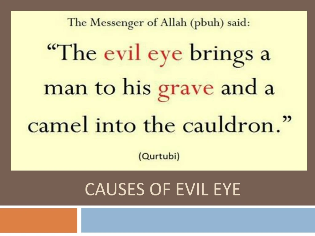 causes of evil eye