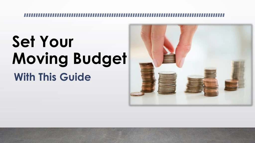 set your moving budget