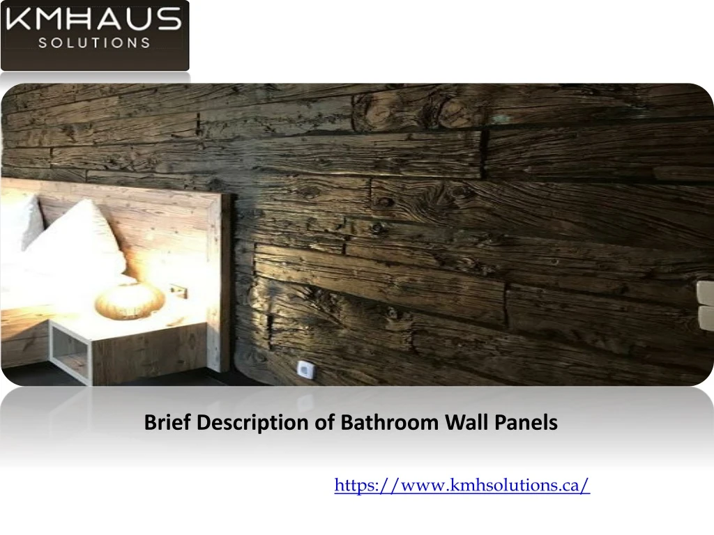 brief description of bathroom wall panels
