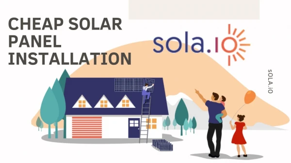 cheap solar panel installation