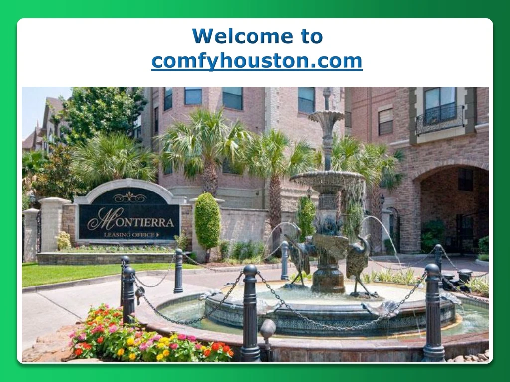 welcome to comfyhouston com