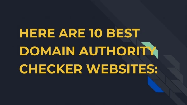 10 Best Domain Authority Checker Websites