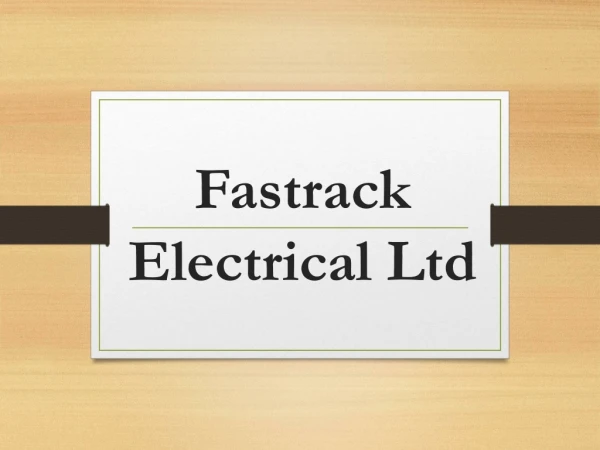 fastrack electrical ltd