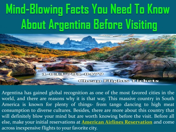 Mind-Blowing Facts You Need To Know About Argentina Before Visiting