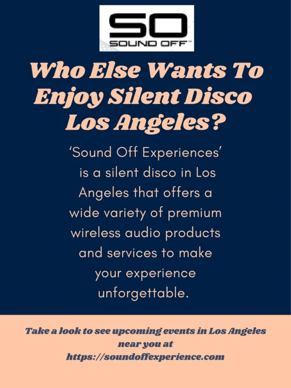 Who else wants to Enjoy Silent Disco Los Angeles?