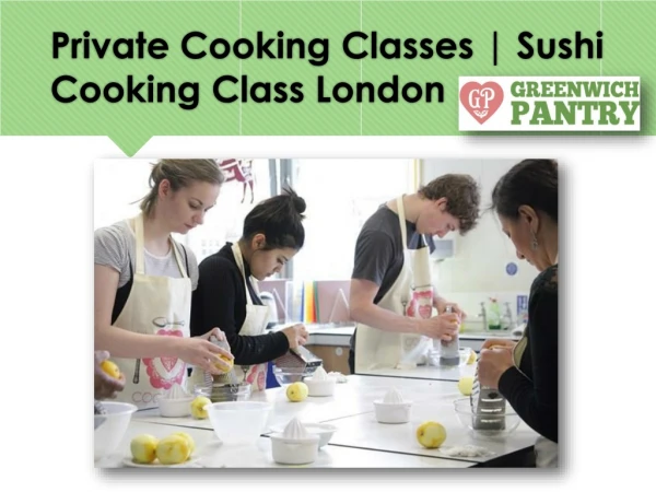 Private Cooking Classes | Sushi Cooking Class London