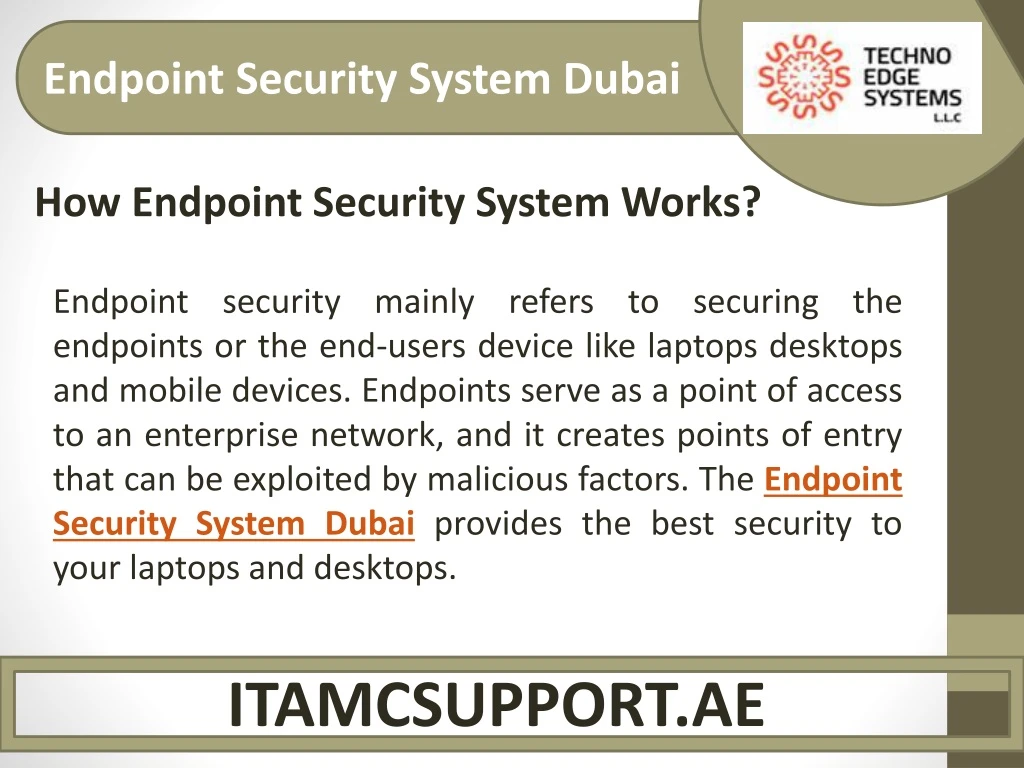 endpoint security system dubai