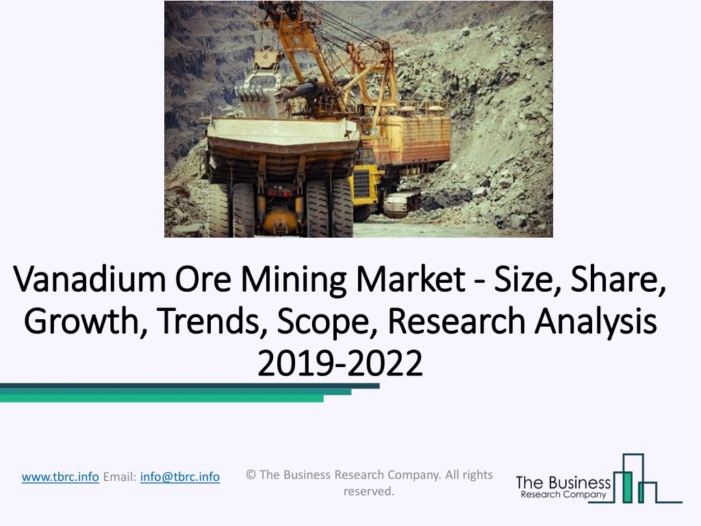 vanadium ore vanadium ore mining market growth