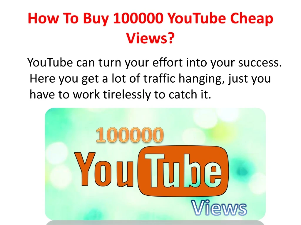 how to buy 100000 youtube cheap views