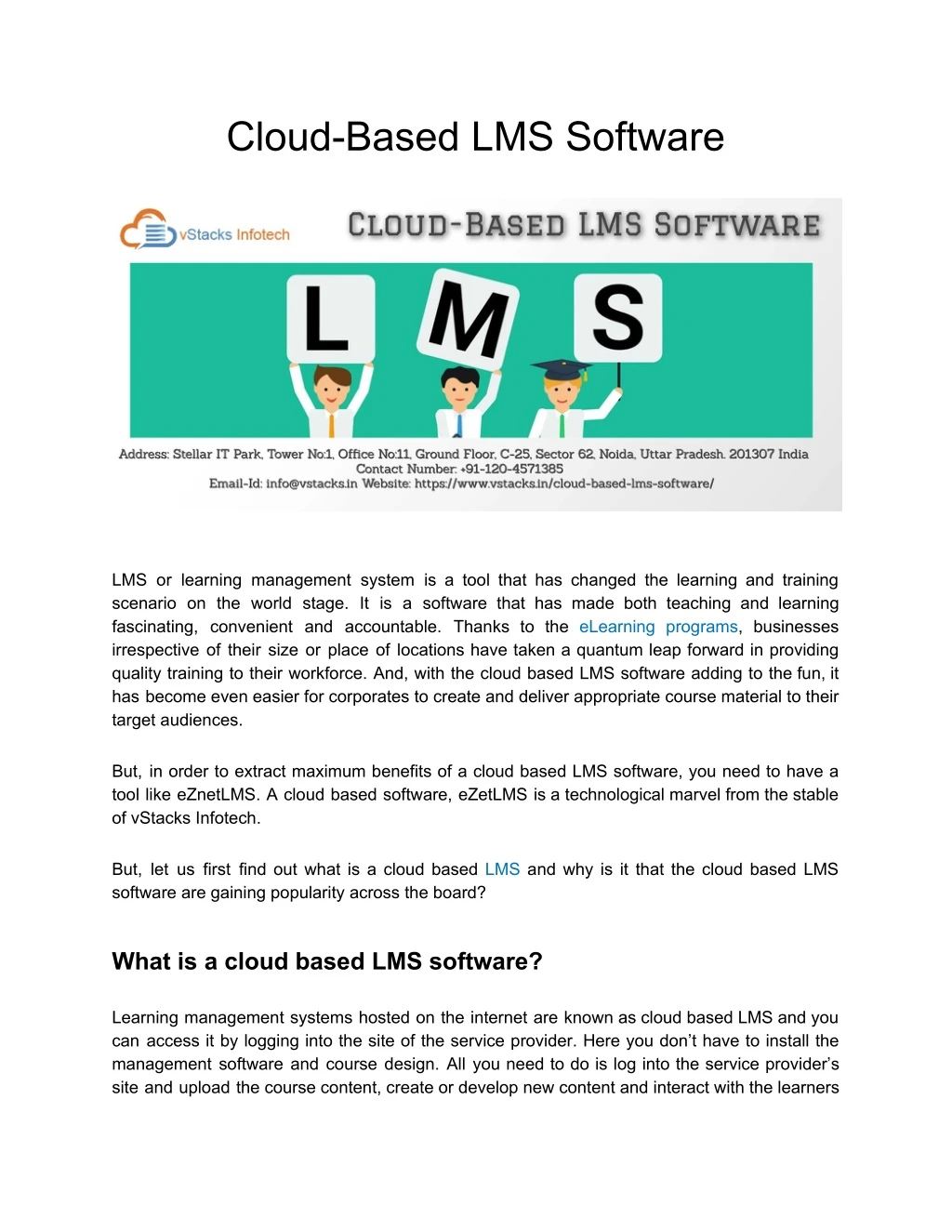 cloud based lms software