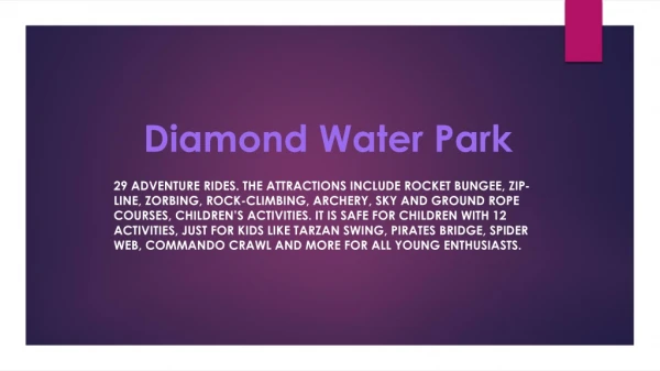 Diamond Water and Adventure park