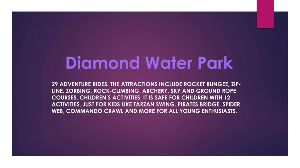 diamond water park