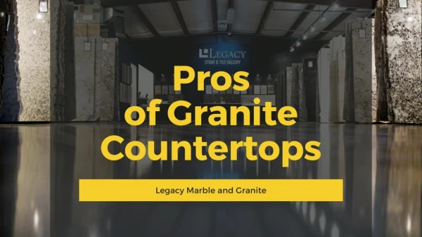 Pros of Granite Countertops