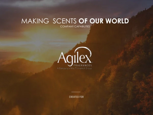Perfume and Fragrance Manufacturer | Agilex Fragrances