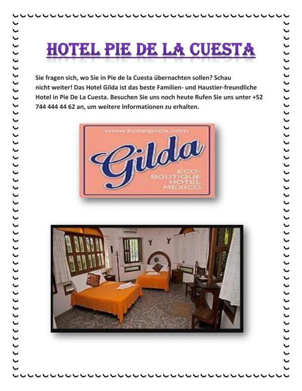 Hotel Pie De La Cuesta