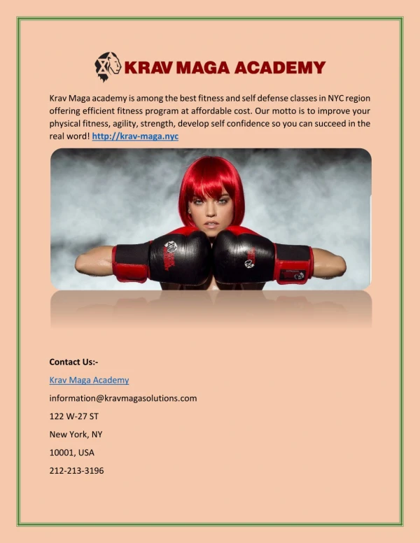 Top Fitness Classes in NYC - Krav Maga Academy