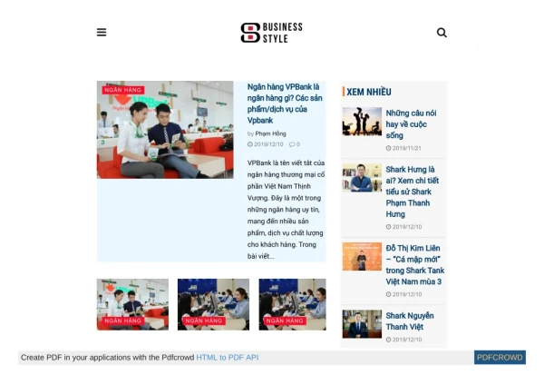 Business Style - Thông tin Kinh doanh, Tài chính, Đầu tư