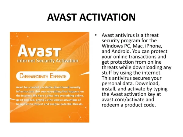 avast activation