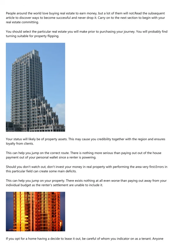 people around the world love buying real estate