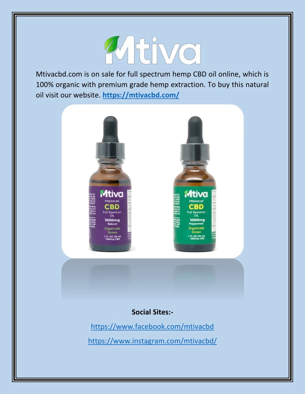 mtivacbd com is on sale for full spectrum hemp