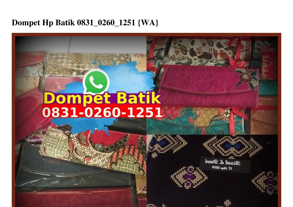 dompet hp batik 0831 0260 1251 wa