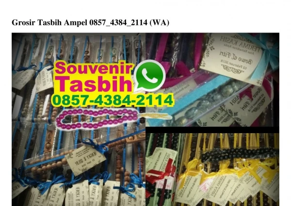 grosir tasbih ampel 0857 4384 2114 wa